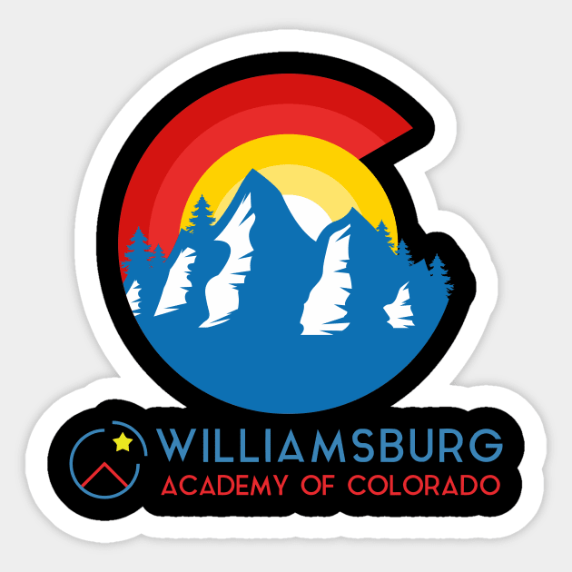 Williamsburg Academy Colorado Sticker by ciyoriy